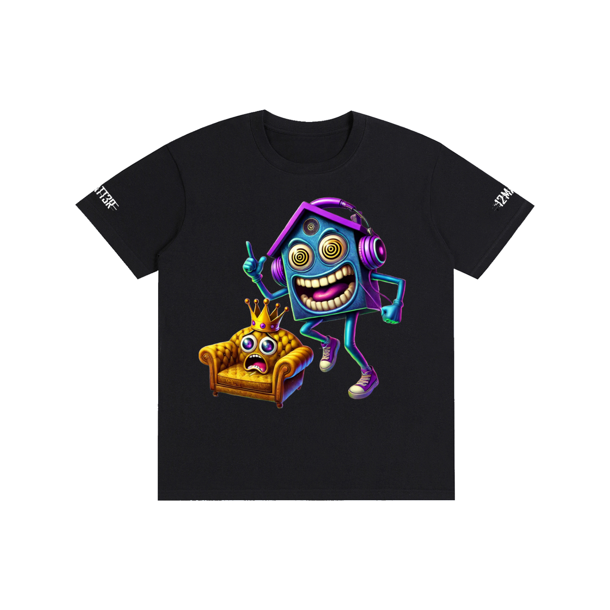 Robot DJ King Graphic Tee product image