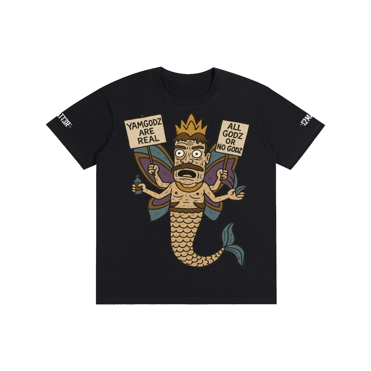 The Sovereign Sea-God Protest Crew T-Shirt product image