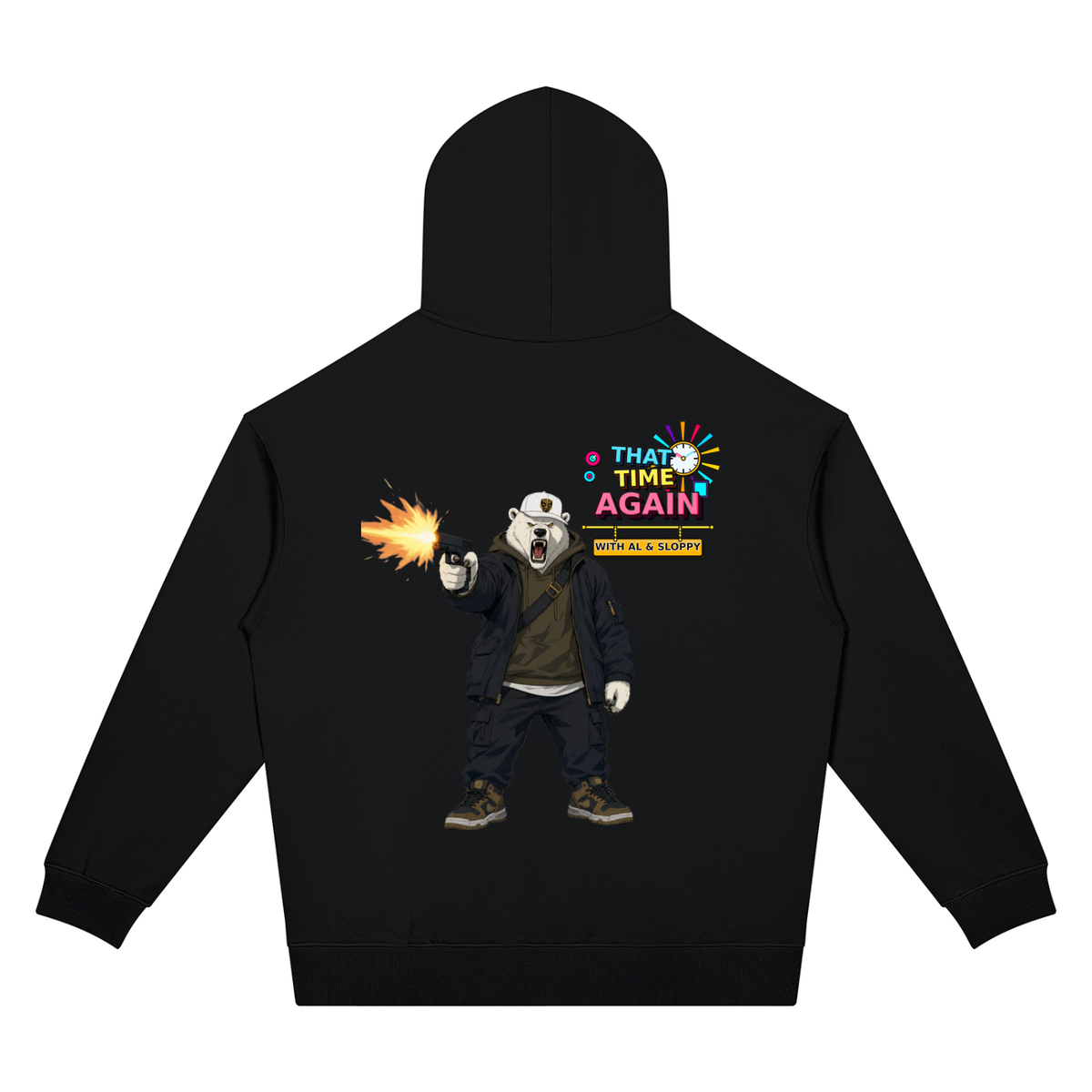 Unisex Oversized Drop Shoulder Hoodie