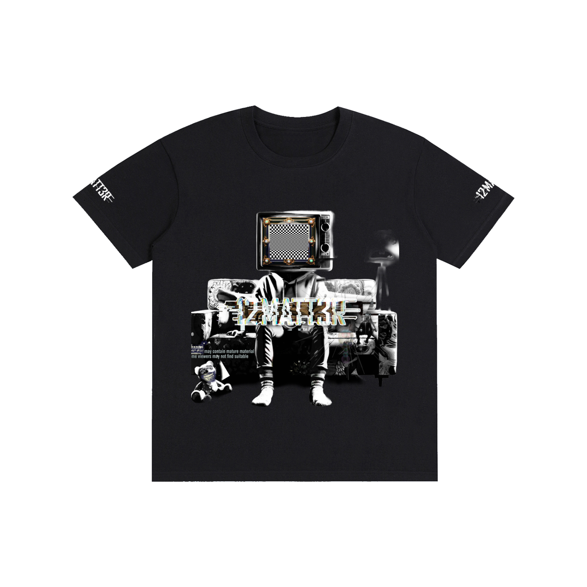 12MATT3R TV Head Graphic Tee product image